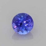 Round Tanzanite, view 1