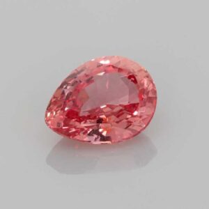 1.13ct Pear Padparadscha Sapphire