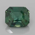 4.98ct Teal Sapphire, view 1