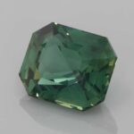 4.98ct Teal Sapphire, view 2