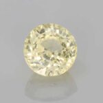 2ct Round Yellow Sapphire, view 1