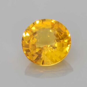 2.02ct Round Yellow Sapphire