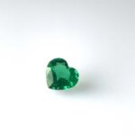 0.78ct Heart Emerald, view 1