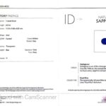 Oval Blue Sapphire, view 3