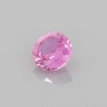 Round Pink Sapphire, view 2