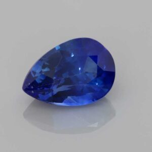 1.89ct Pear Blue Sapphire