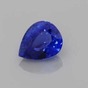 2.09ct Pear Blue Sapphire