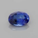Oval Blue Sapphire, view 1