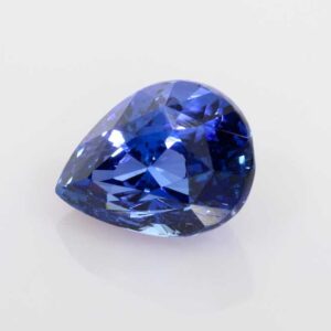 4.14ct Pear Blue Sapphire