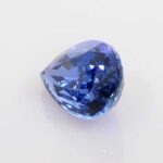 4.14ct Pear Blue Sapphire, view 2