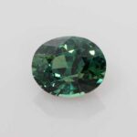 Oval Green Sapphire, view 1