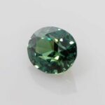 Oval Green Sapphire, view 2
