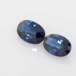 0.55ct Oval Blue Sapphire, view 2