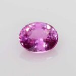 Oval Pink Sapphire, view 1