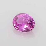 Oval Pink Sapphire, view 2