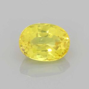 2.05ct Oval Yellow Sapphire