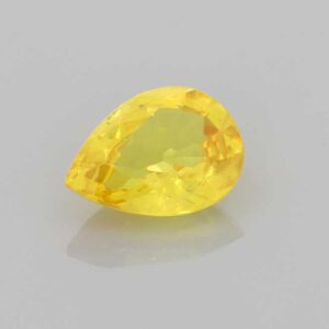 1.26ct Pear Yellow Sapphire