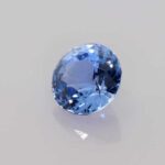 Round Blue Sapphire, view 2