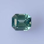 1.1ct Teal Sapphire, view 1