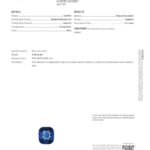 4.2ct Cushion Blue Sapphire, view 3