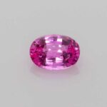 Oval Pink Sapphire, view 1
