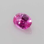 Oval Pink Sapphire, view 2