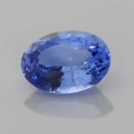 Oval Blue Sapphire, view 1