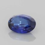 Oval Blue Sapphire, view 2