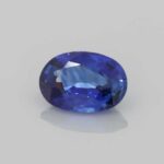 Oval Blue Sapphire, view 2