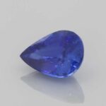 0.82ct Pear Blue Sapphire, view 2