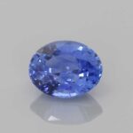 Oval Blue Sapphire, view 1