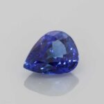 1.37ct Pear Blue Sapphire, view 1