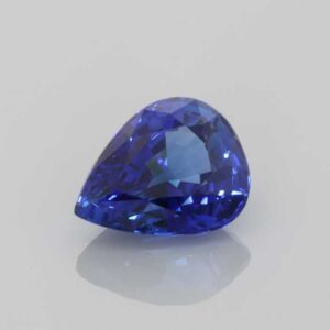 1.37ct Pear Blue Sapphire