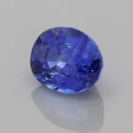Oval Blue Sapphire, view 2