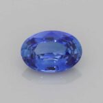Oval Blue Sapphire, view 1