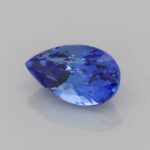 0.77ct Pear Blue Sapphire, view 2