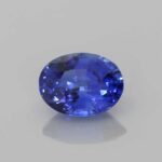 Oval Blue Sapphire, view 1