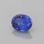 Oval Blue Sapphire, view 2