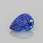 Pear Blue Sapphire, view 1