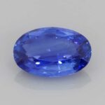 Oval Blue Sapphire, view 1