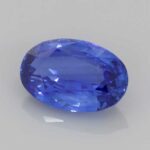 Oval Blue Sapphire, view 2