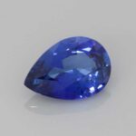 Pear Blue Sapphire, view 1
