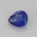 0.5ct Pear Blue Sapphire, view 2