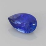 0.59ct Pear Blue Sapphire, view 2