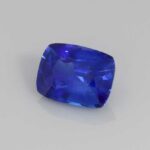 0.46ct Cushion Blue Sapphire, view 2