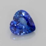 Heart Blue Sapphire, view 1