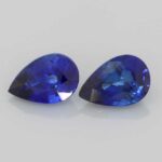 Pear Blue Sapphire, view 1