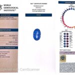 Oval Blue Sapphire, view 3