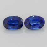 Oval Blue Sapphire, view 1