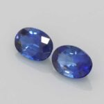 Oval Blue Sapphire, view 2